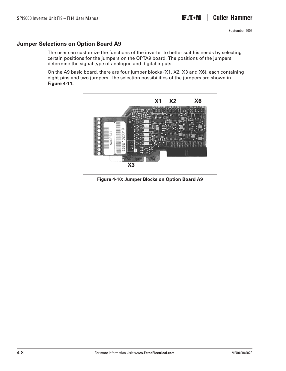 Eaton Electrical SPI9000 User Manual | Page 50 / 96