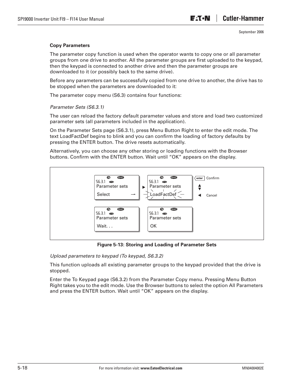 Eaton Electrical SPI9000 User Manual | Page 70 / 96