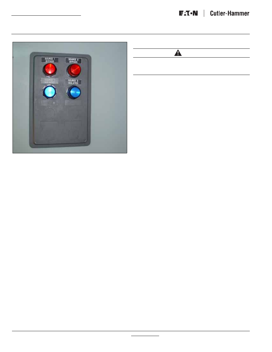 Instructional booklet, Warning, Fixed and drawout magnum transfer switches | Eaton Electrical Magnum Transfer Switch User Manual | Page 26 / 36