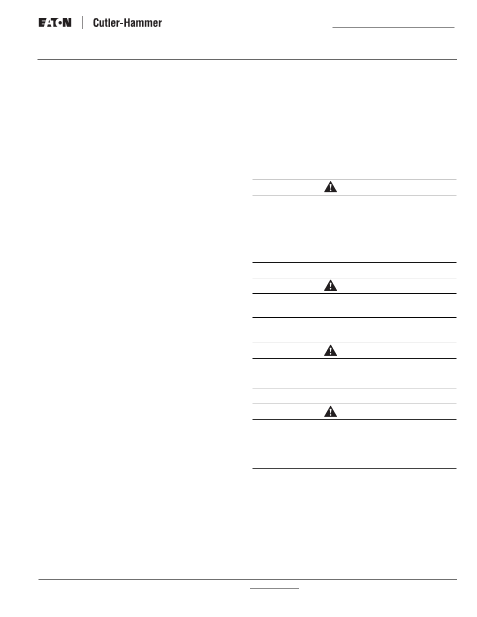 Section 8: testing and problem solving, Instructional booklet, Warning | Fixed and drawout magnum transfer switches | Eaton Electrical Magnum Transfer Switch User Manual | Page 29 / 36