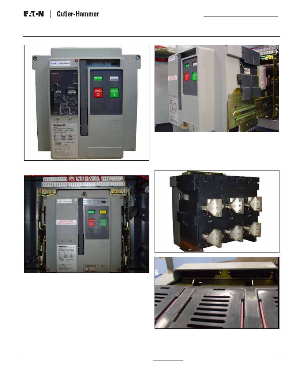 Instructional booklet, Fixed and drawout magnum transfer switches | Eaton Electrical Magnum Transfer Switch User Manual | Page 7 / 36