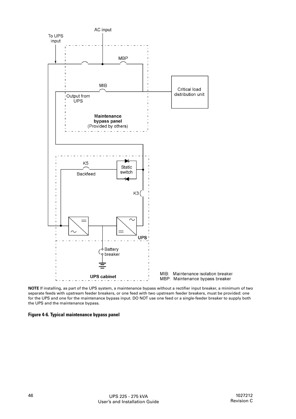 Eaton Electrical UPS 225275 kVA Powerware 9395 User Manual | Page 46 / 74