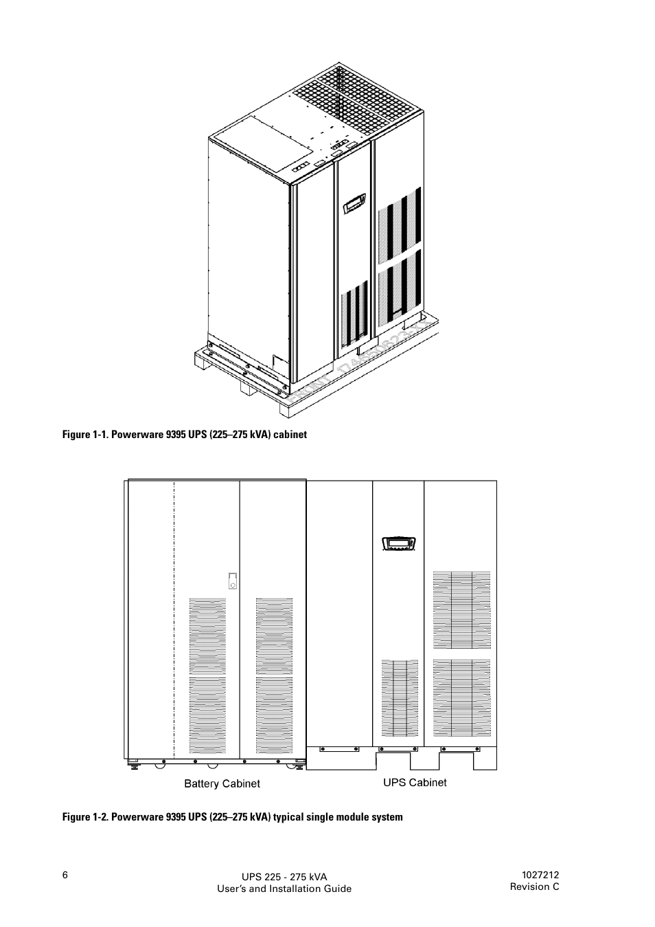 Eaton Electrical UPS 225275 kVA Powerware 9395 User Manual | Page 6 / 74