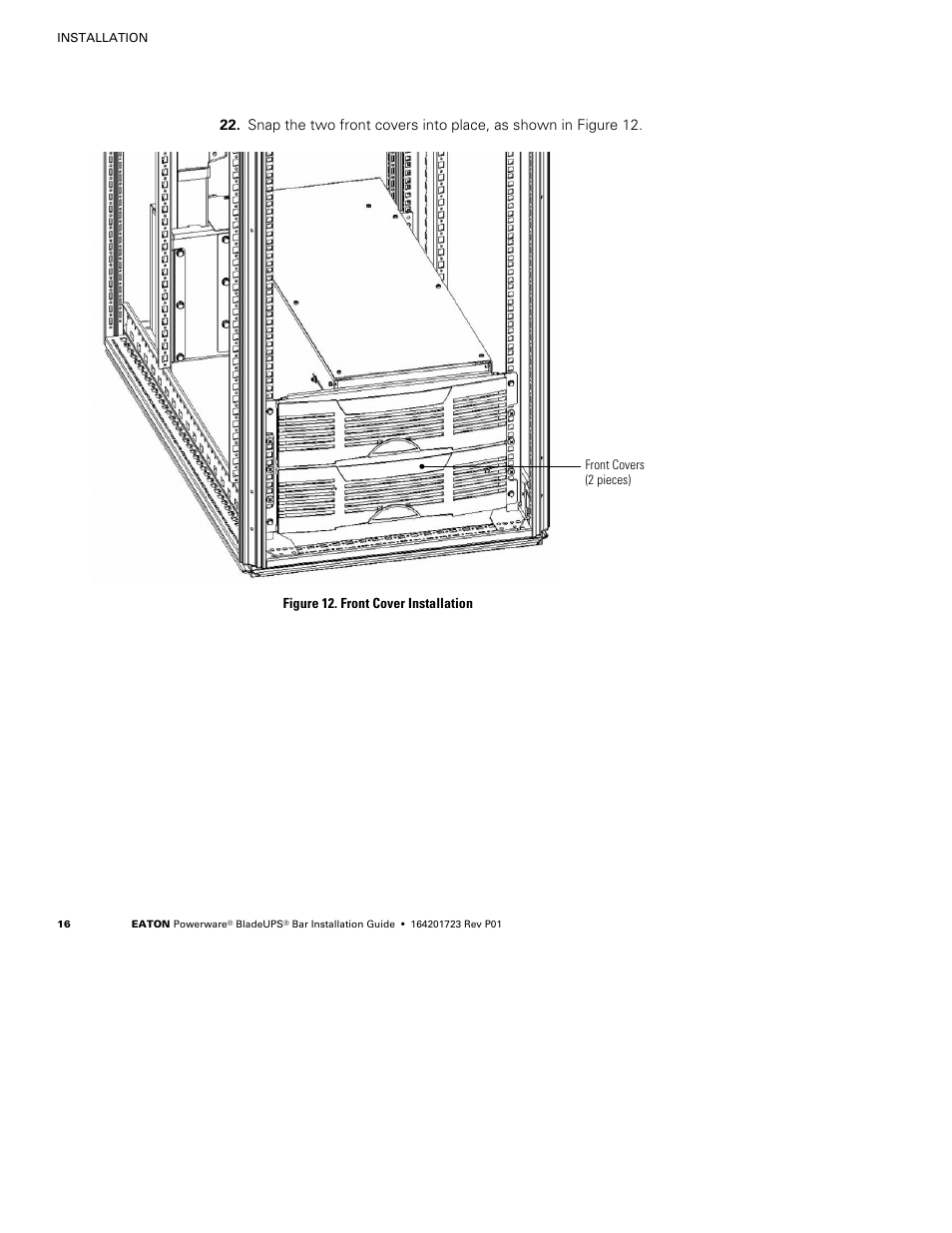 Eaton Electrical Powerware BladeUPS Bar User Manual | Page 20 / 28