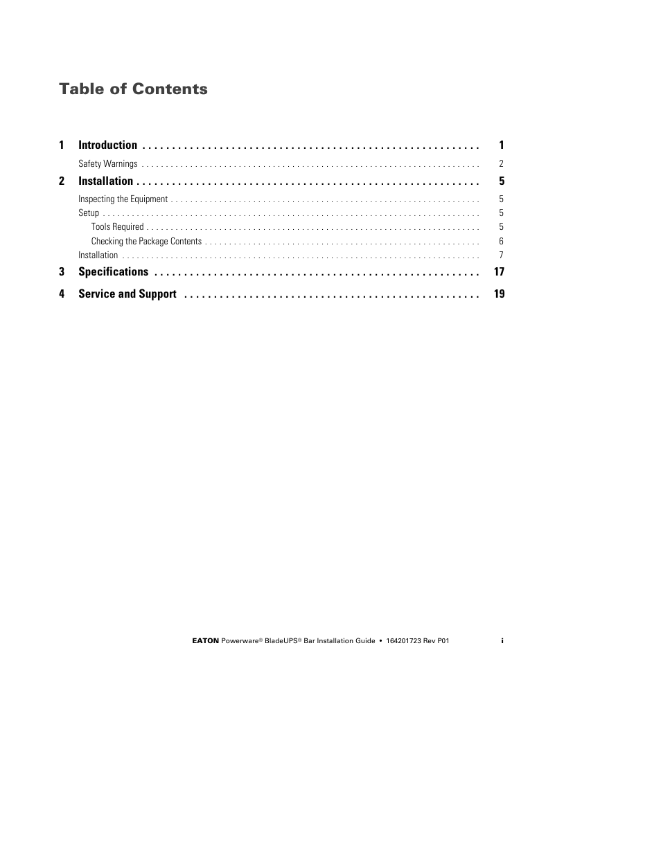 Eaton Electrical Powerware BladeUPS Bar User Manual | Page 3 / 28