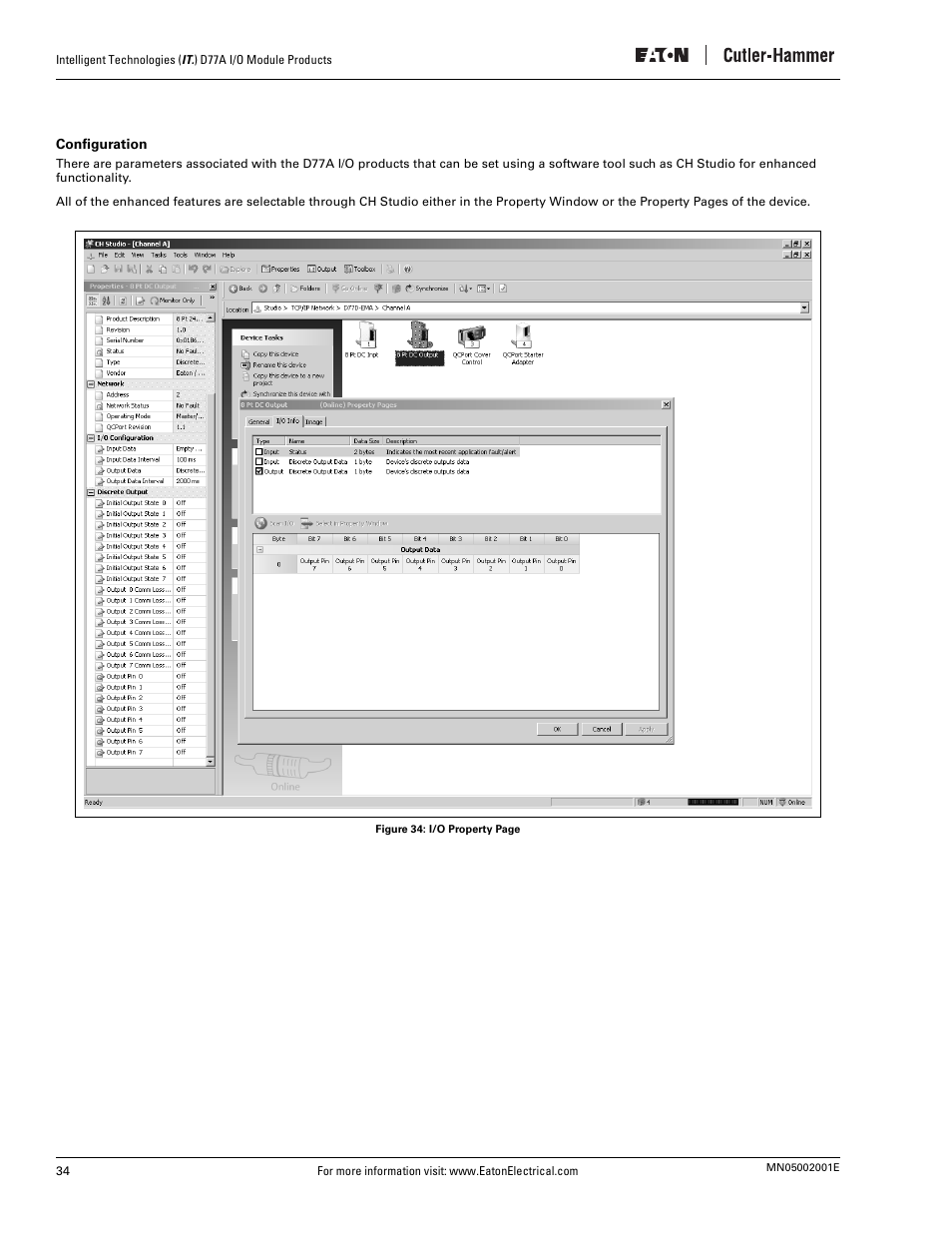 Configuration | Eaton Electrical D77A User Manual | Page 42 / 62