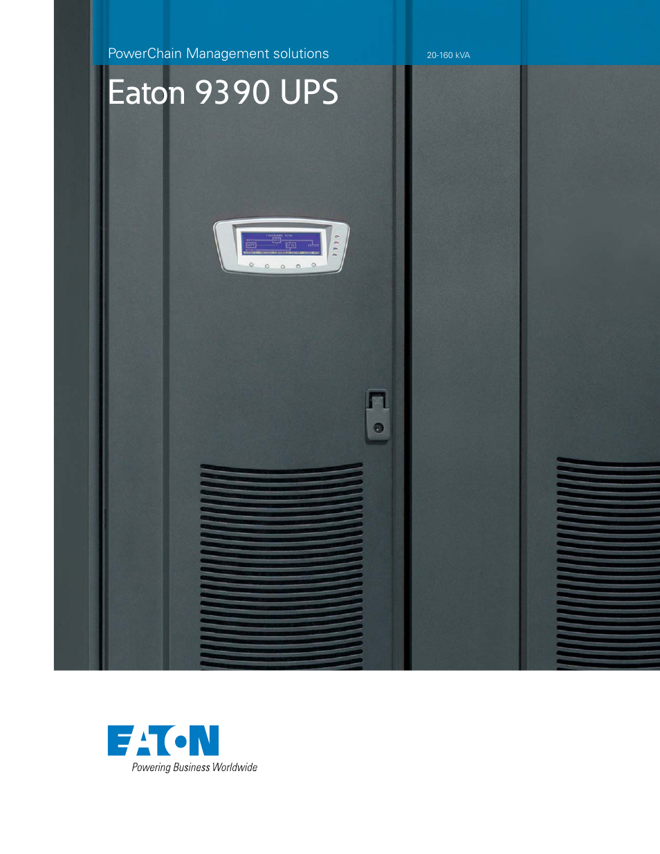 Eaton Electrical 9390 User Manual | 20 pages