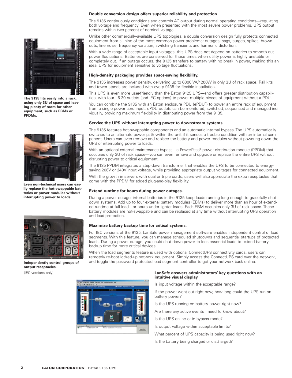 Eaton Electrical 9135 User Manual | Page 2 / 6
