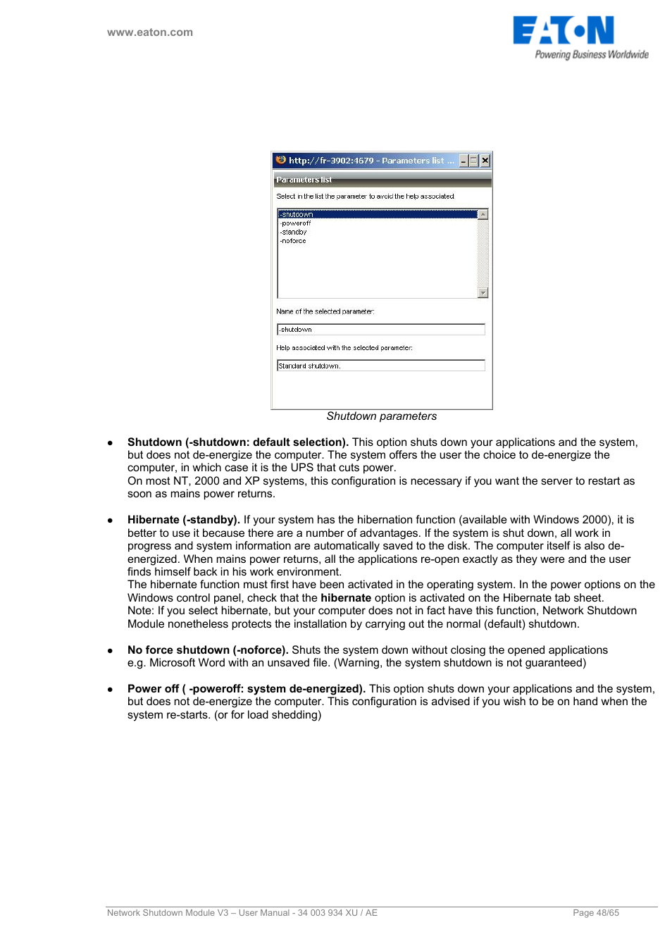 Execute a program, Execute | Eaton Electrical V3 User Manual | Page 49 / 65