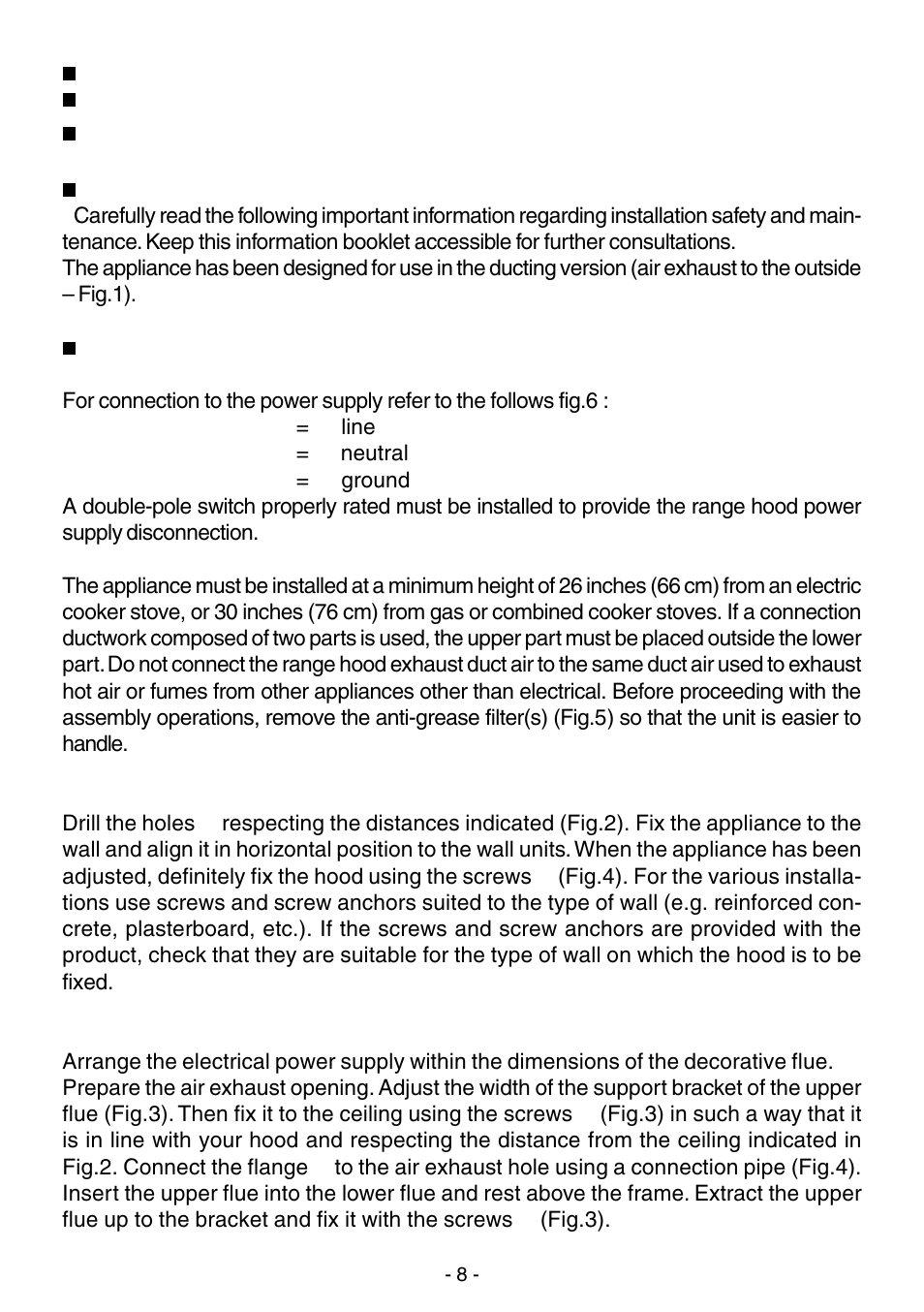 Read and save these instructions | Elitair ZN-36 User Manual | Page 8 / 32