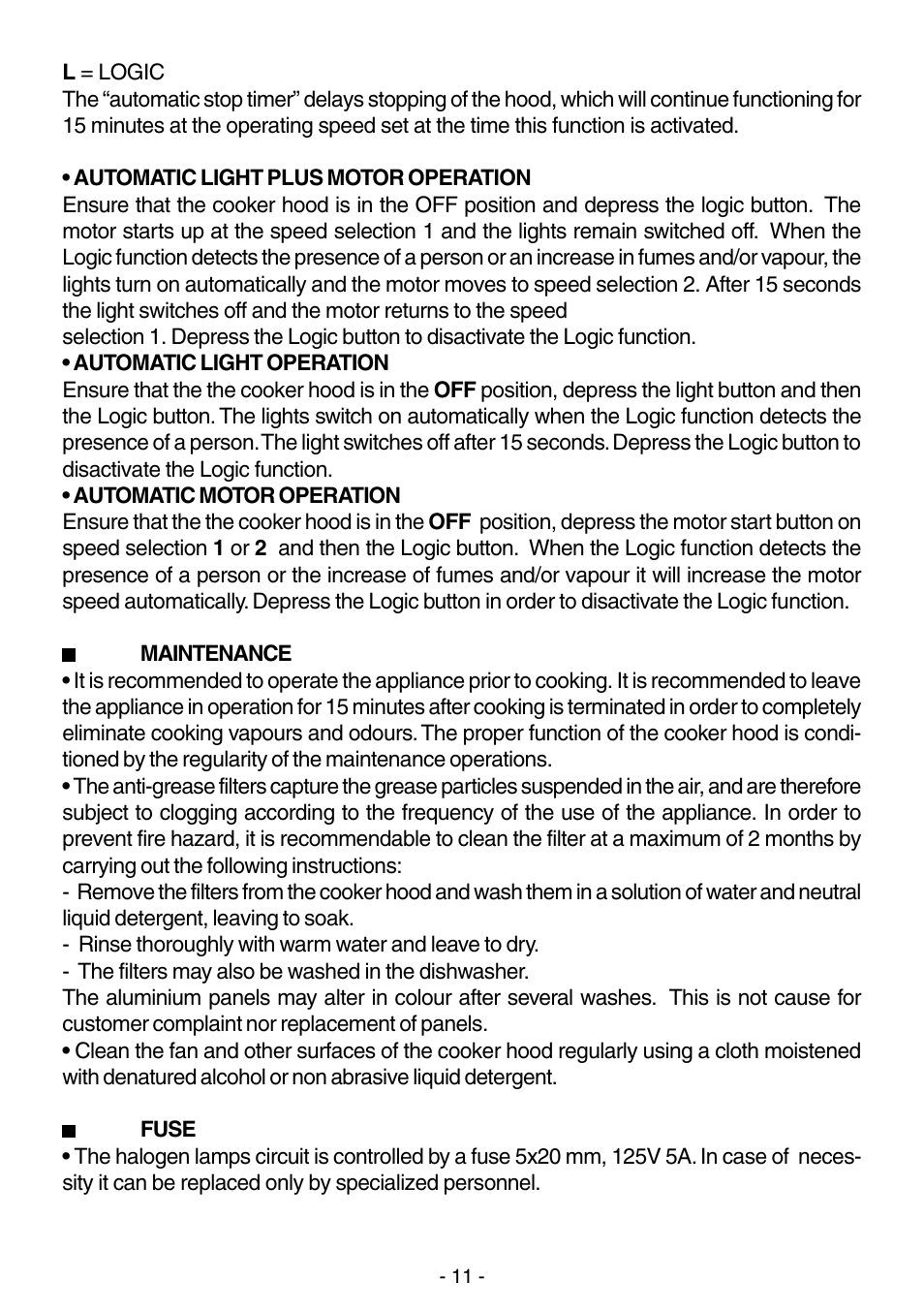 Elitair MC-I-6090 User Manual | Page 11 / 12