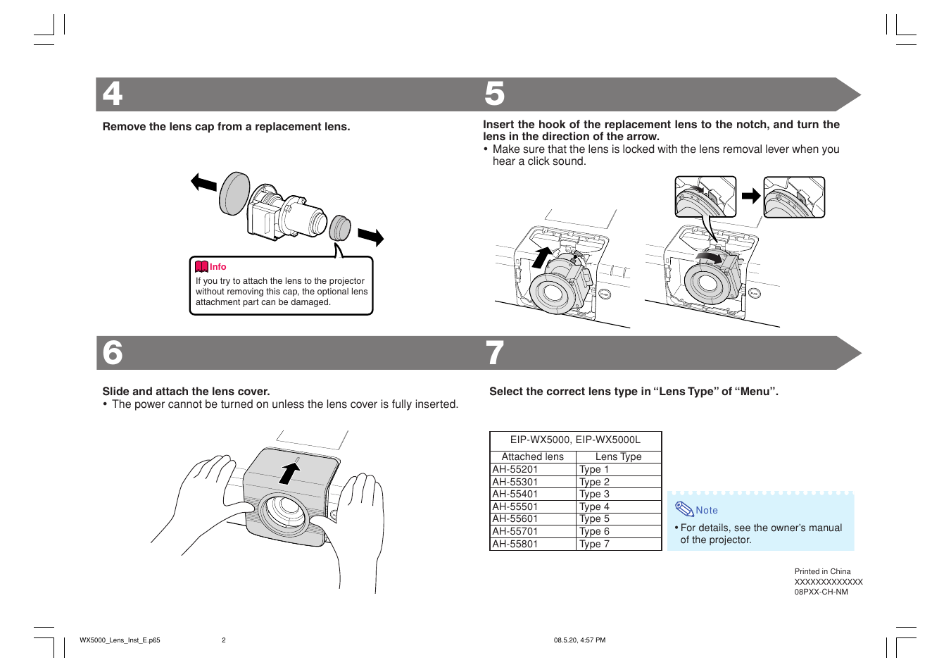 Eiki AH-55601 User Manual | Page 2 / 2