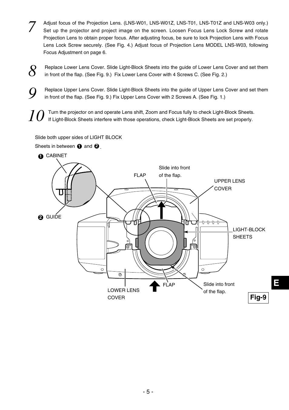 Eiki LC-XT9 User Manual | Page 61 / 64