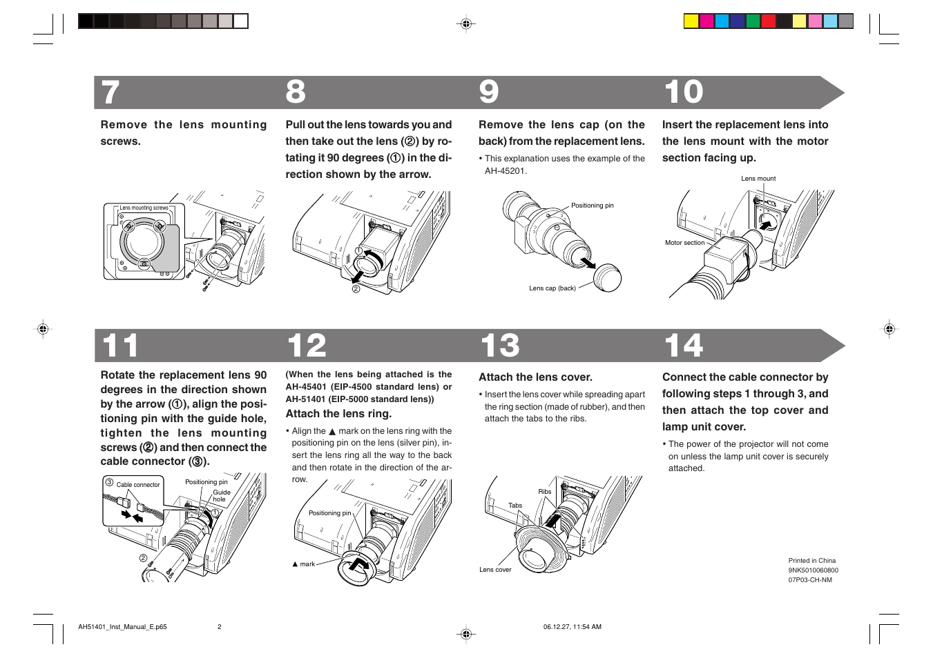 Eiki AH-45401 User Manual | Page 2 / 2