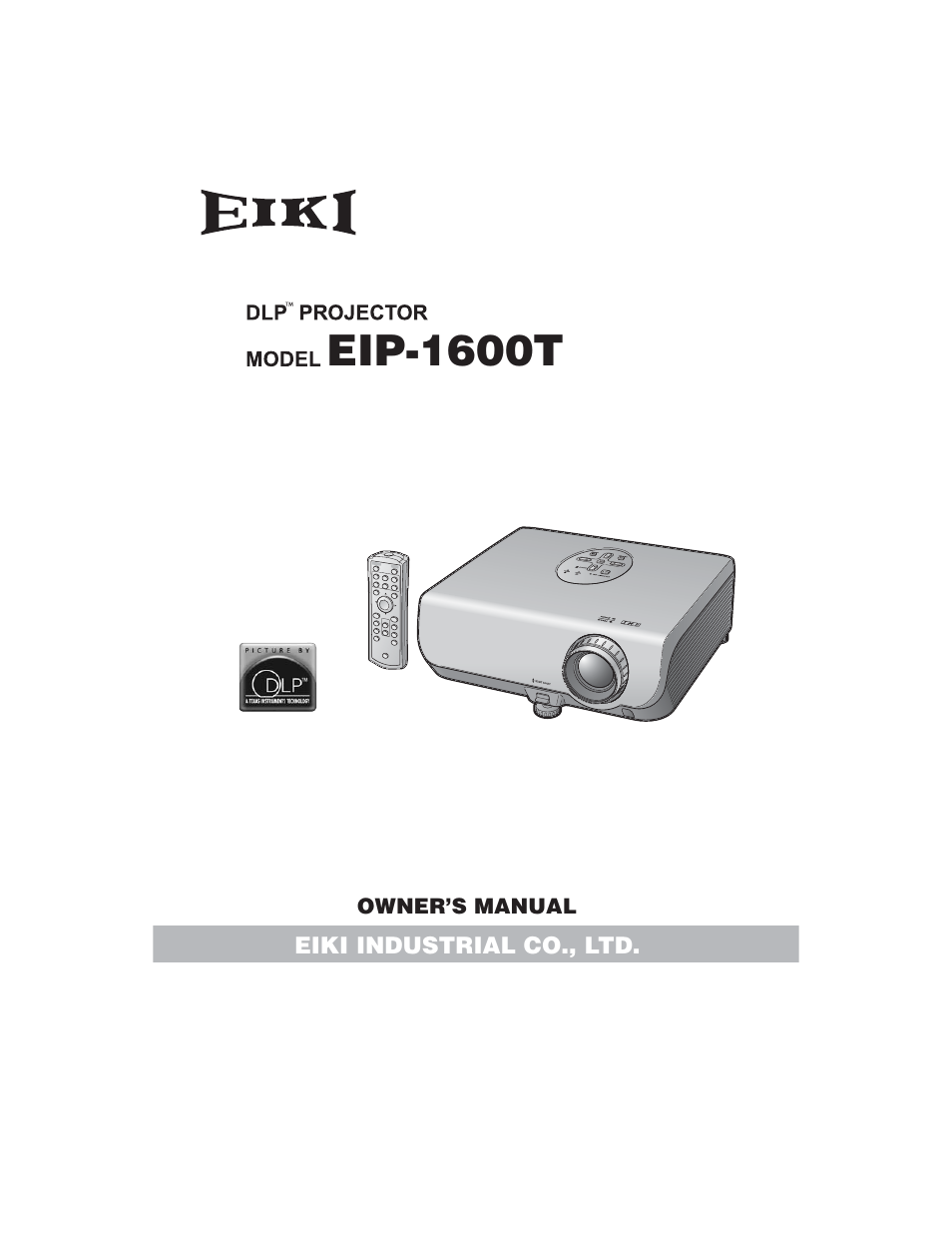 Eiki EIP-1600T User Manual | 69 pages