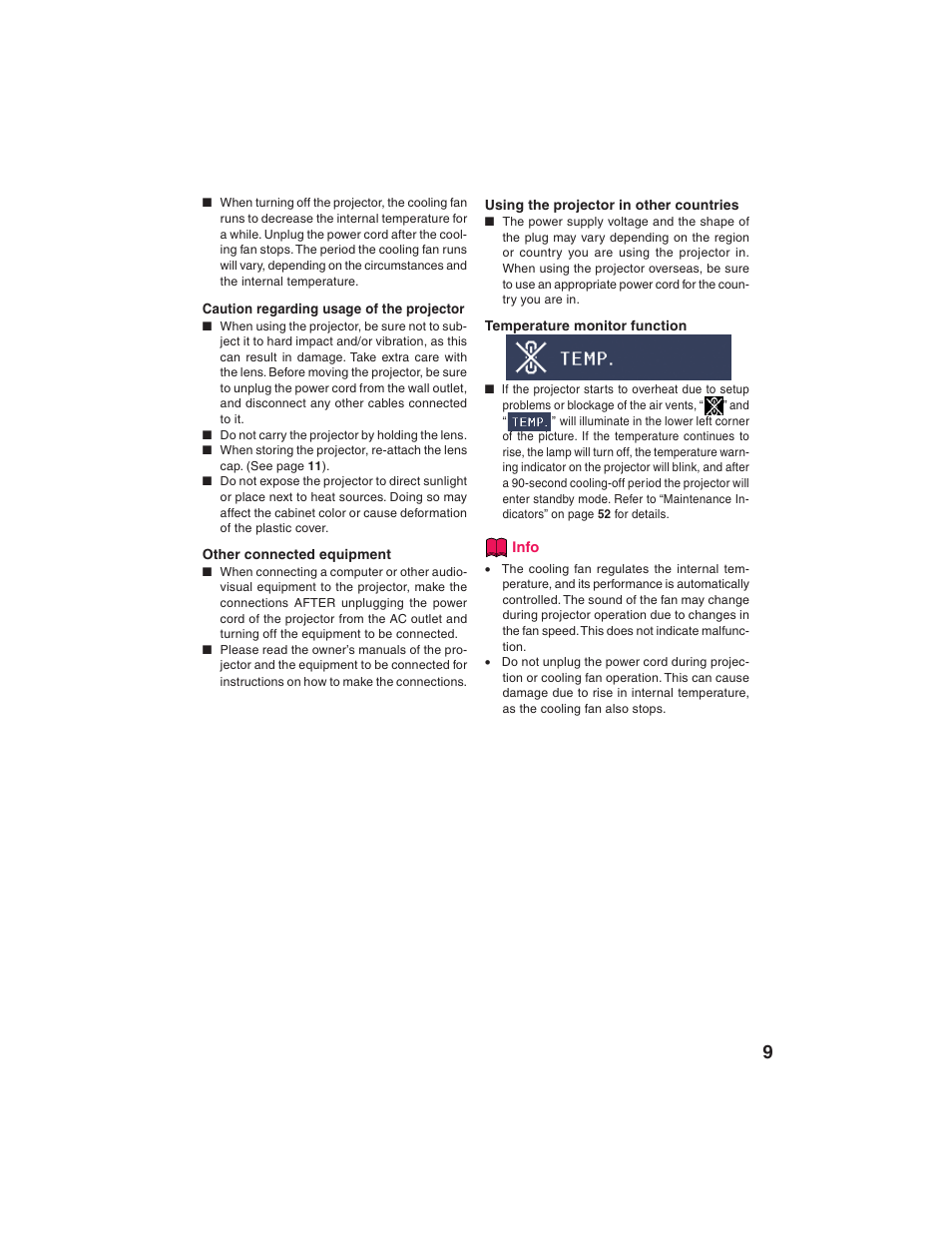 Eiki EIP-1600T User Manual | Page 13 / 69