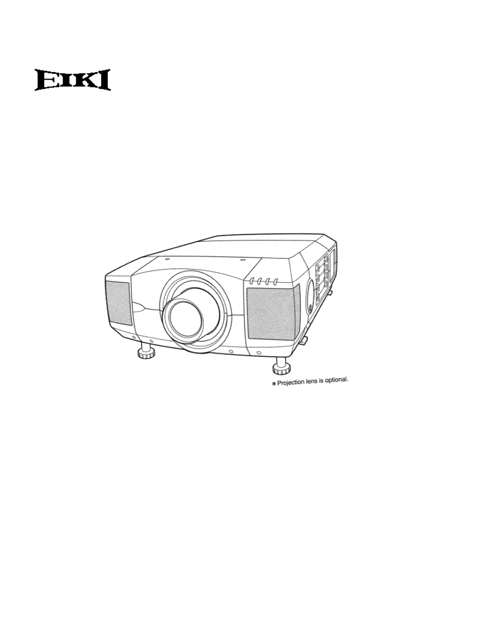 Eiki LC-XT1 User Manual | 51 pages