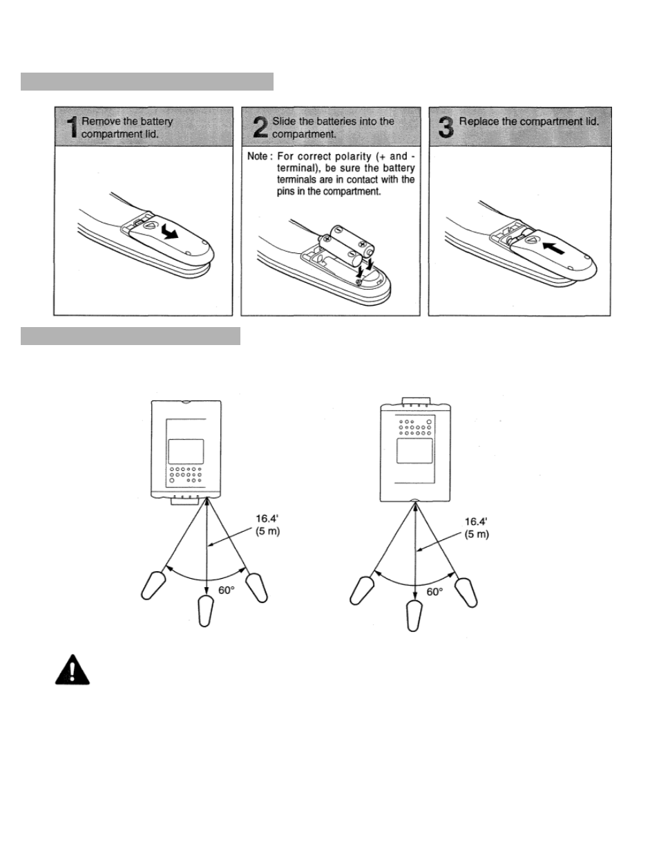 Remote control battery installation, Using the remote control unit | Eiki LC-X990 User Manual | Page 23 / 54