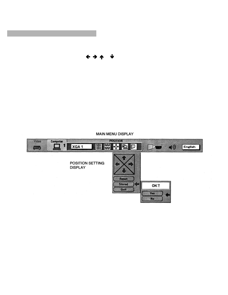 Picture position adjustment | Eiki LC-X990 User Manual | Page 40 / 54