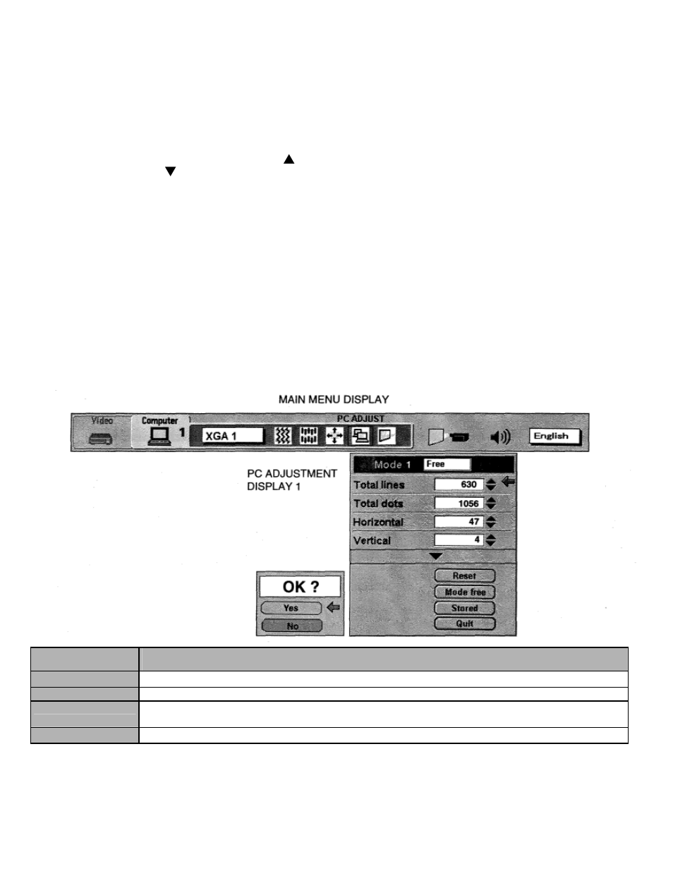Function | Eiki LC-X990 User Manual | Page 42 / 54