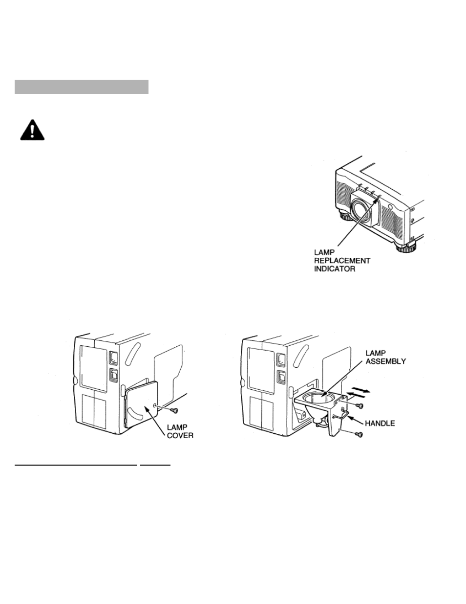 Lamp replacement, Order replacement lamp | Eiki LC-X990 User Manual | Page 50 / 54