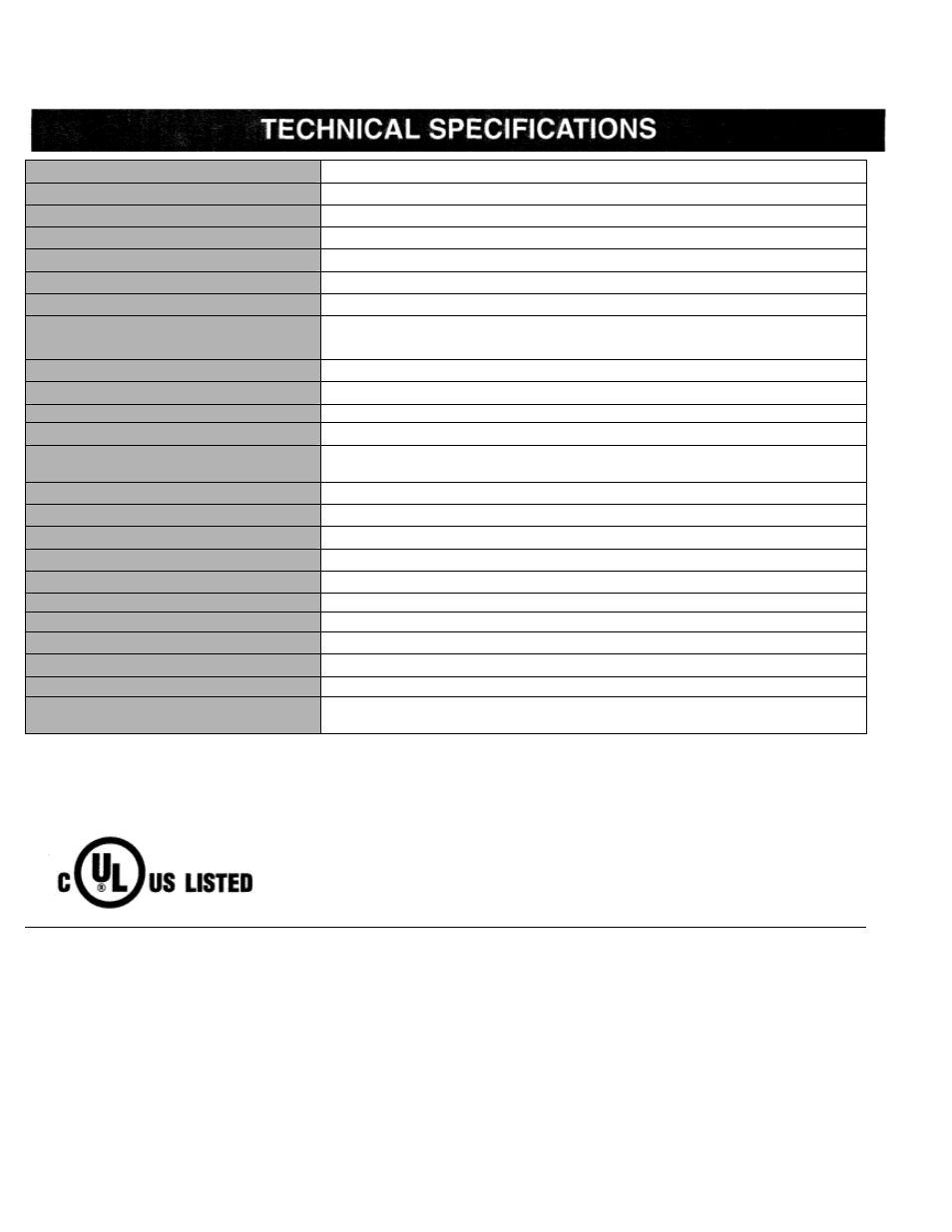 Technical specifications | Eiki LC-X990 User Manual | Page 53 / 54