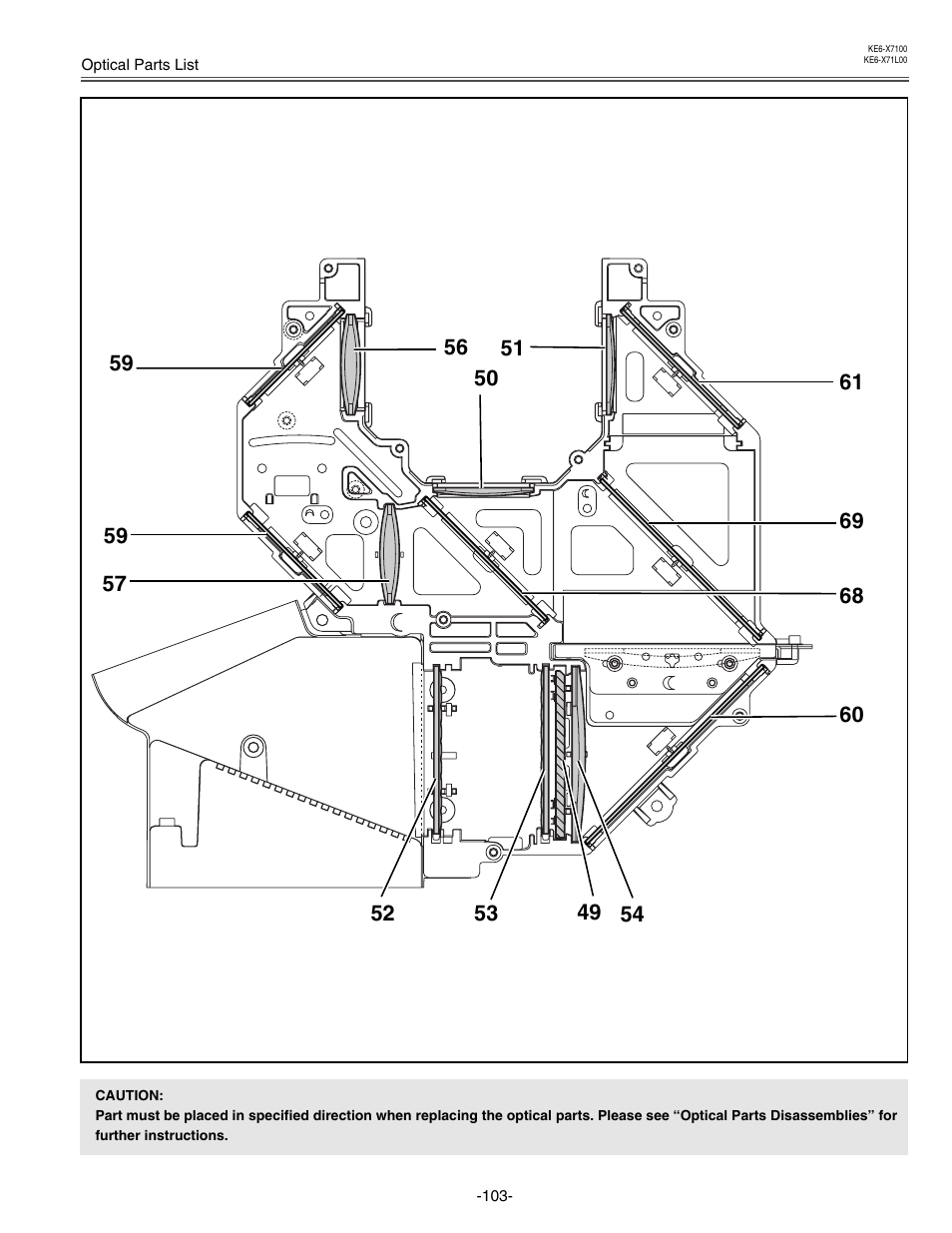 Eiki LC-X71 LC-X71L User Manual | Page 103 / 107