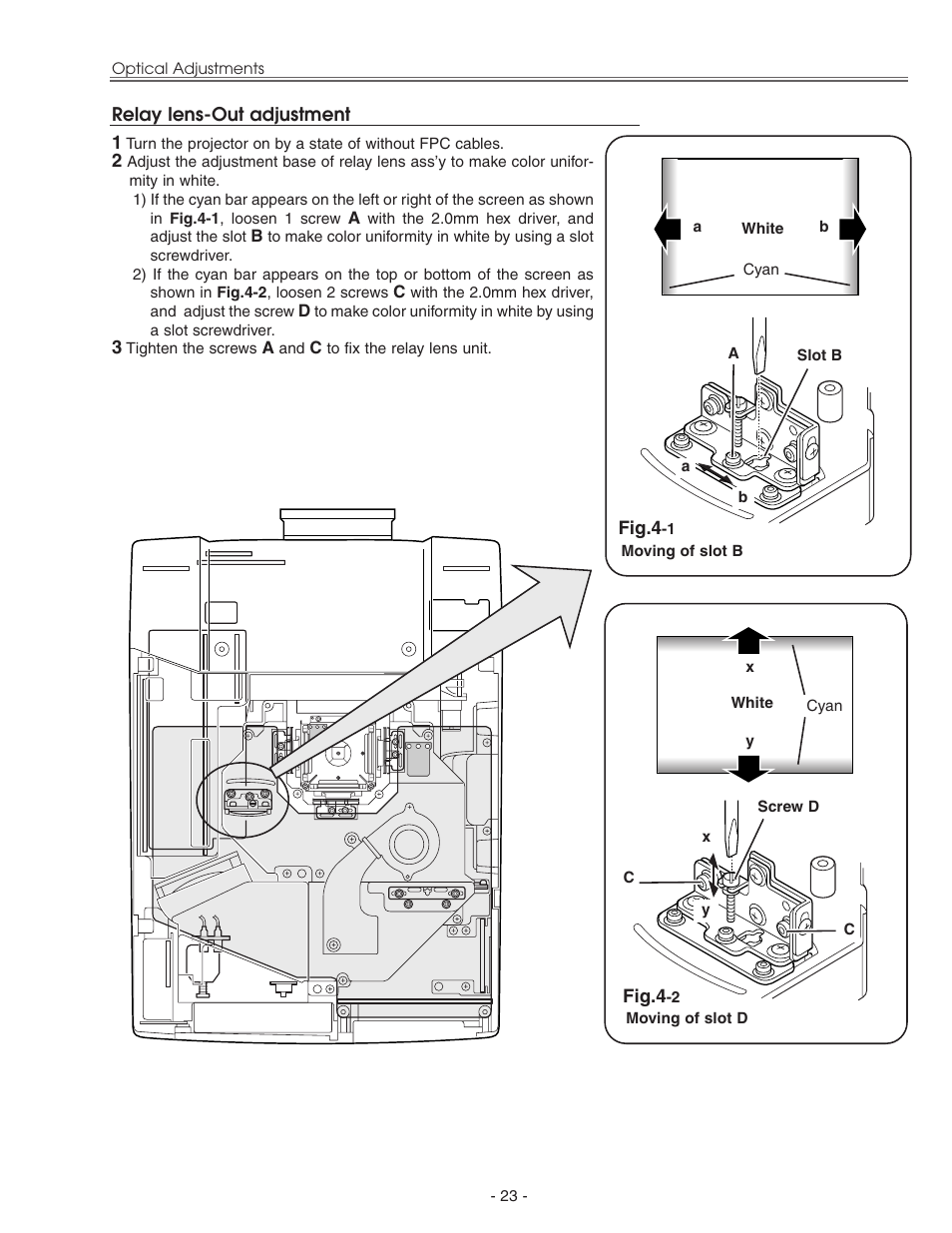 Eiki LC-X71 LC-X71L User Manual | Page 23 / 107
