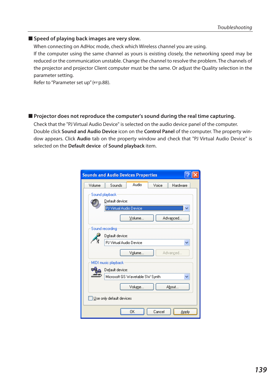 Eiki QXXAVC922---P User Manual | Page 139 / 144