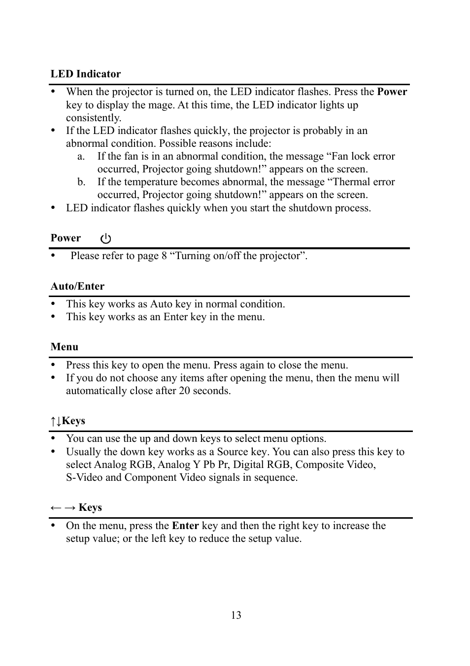 Eiki EIP-1 User Manual | Page 14 / 31