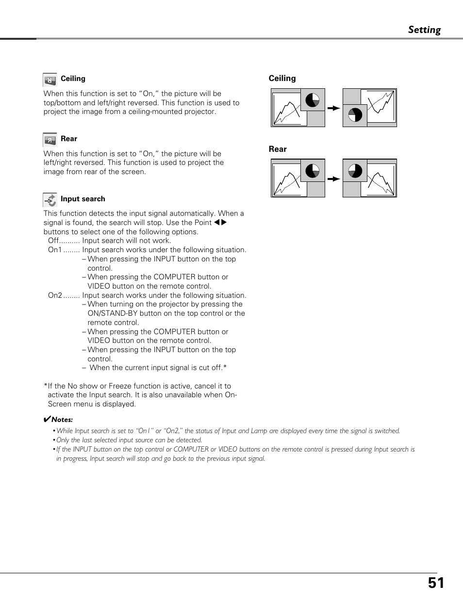 Setting | Eiki LC-XB41N User Manual | Page 51 / 80