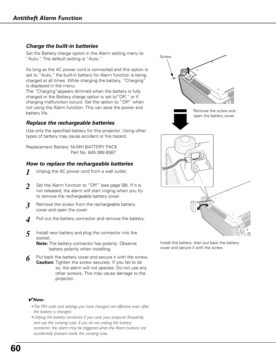 Eiki LC-XB41N User Manual | Page 60 / 80