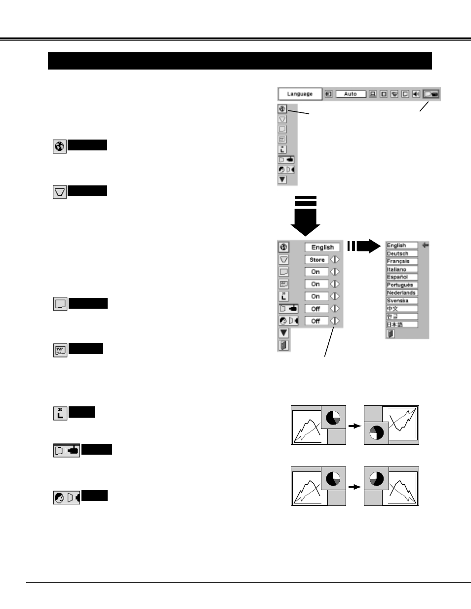 Setting, Setting menu, Setting 36 | Eiki LC-XG100 User Manual | Page 36 / 48