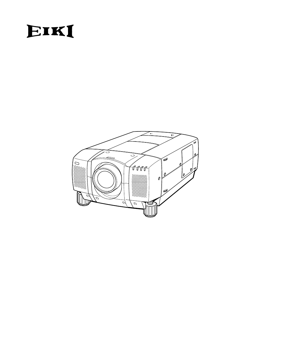 Eiki LC-SX3 User Manual | 56 pages