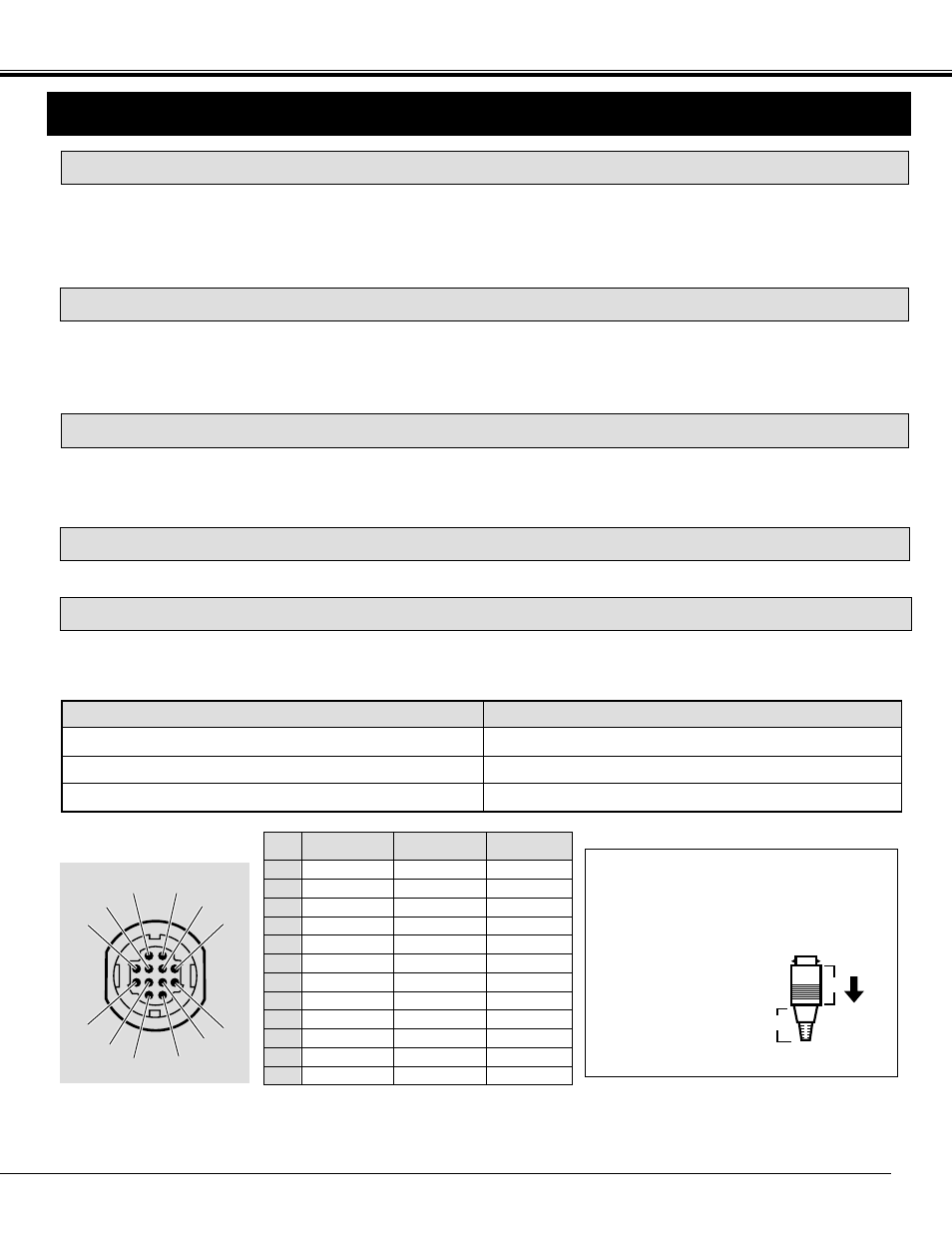 Connecting the computer, Connecting the projector | Eiki LC-SX3 User Manual | Page 13 / 56
