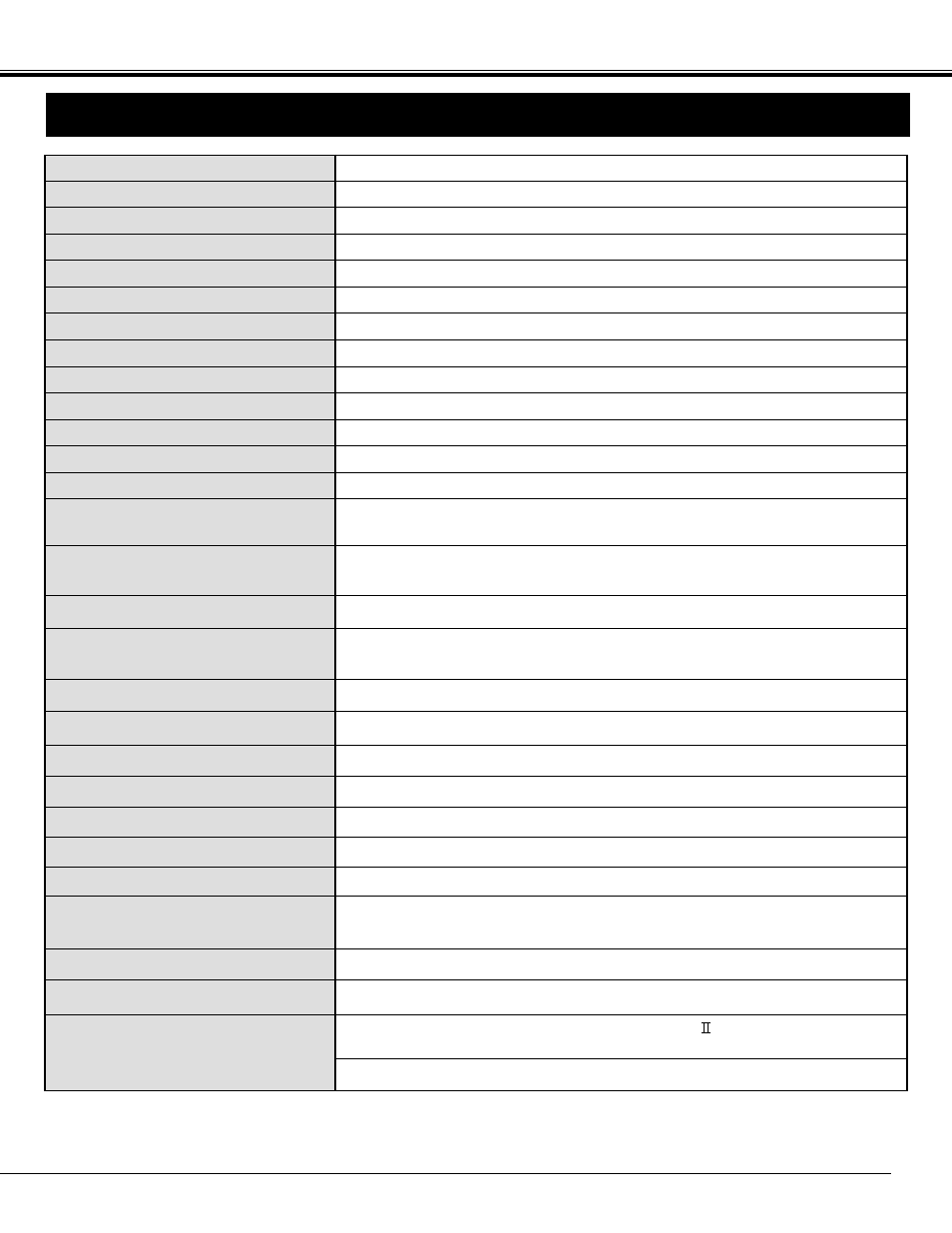 Technical specifications | Eiki LC-SX3 User Manual | Page 55 / 56