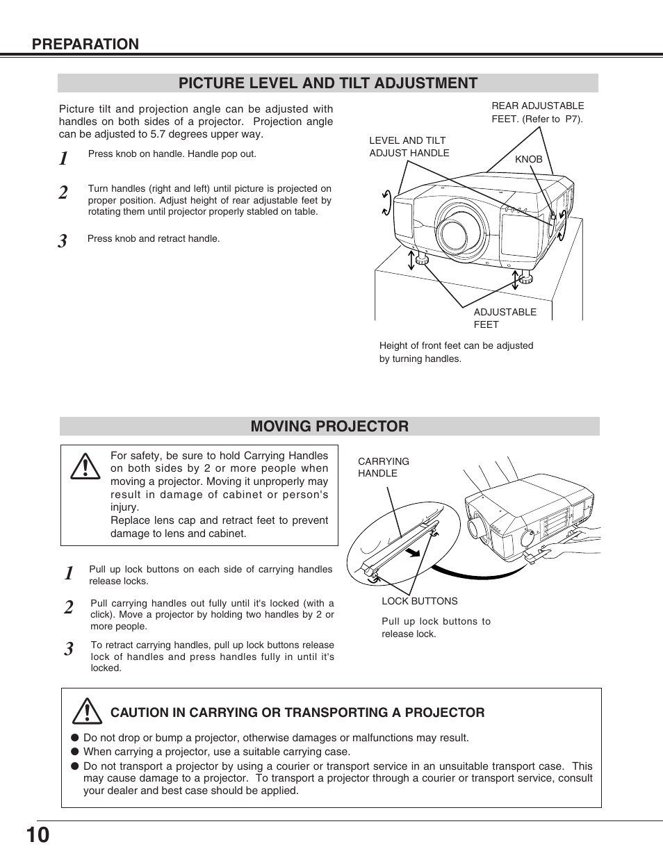 Eiki LC-UXT3 User Manual | Page 10 / 56