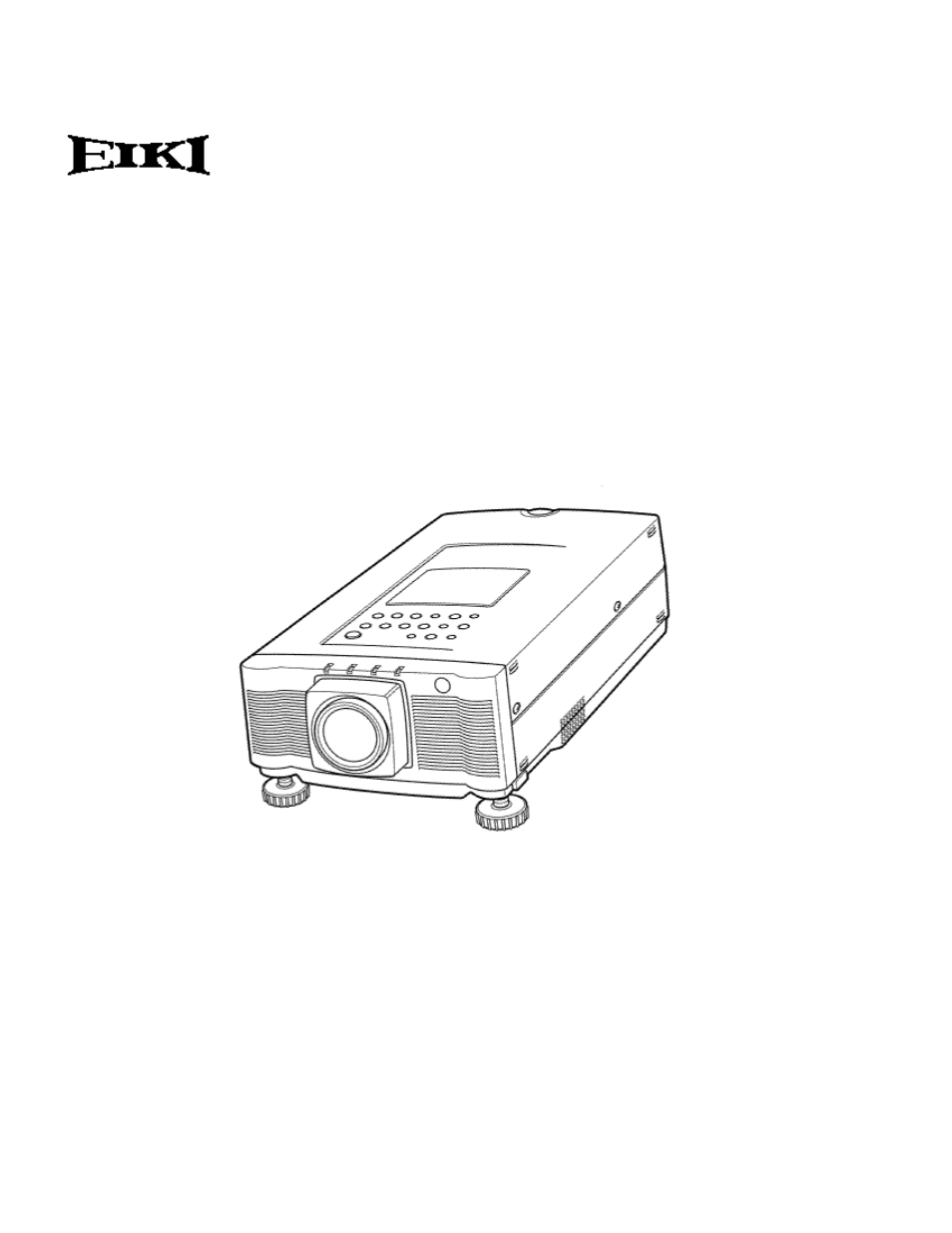 Eiki LC-X984 User Manual | 54 pages