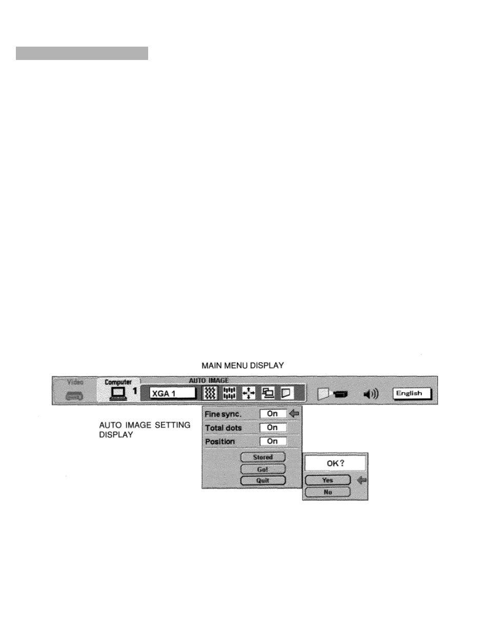 Auto image function | Eiki LC-X984 User Manual | Page 38 / 54