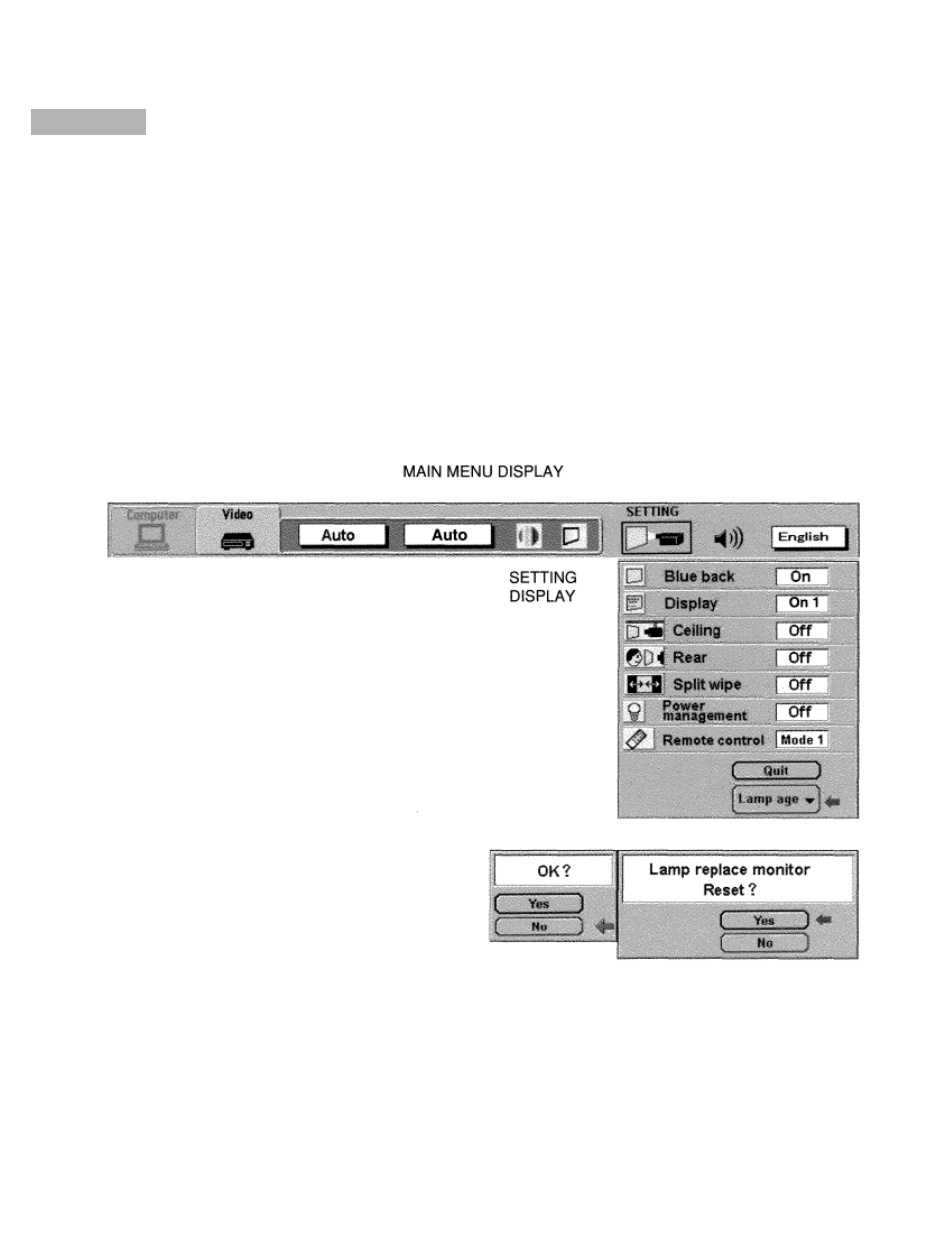 Lamp age | Eiki LC-X984 User Manual | Page 48 / 54