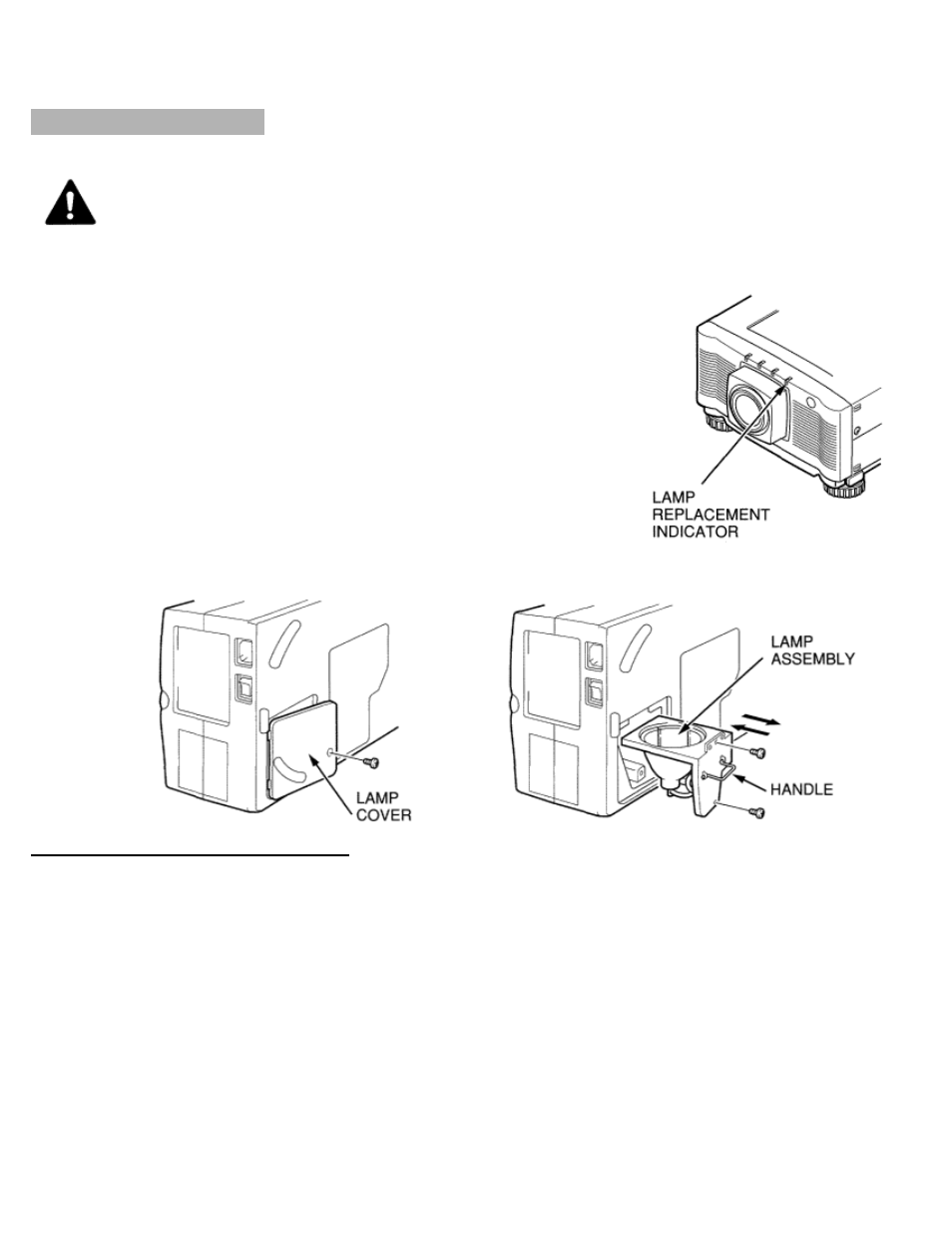 Lamp replacement, Order replacement lamp | Eiki LC-X984 User Manual | Page 50 / 54