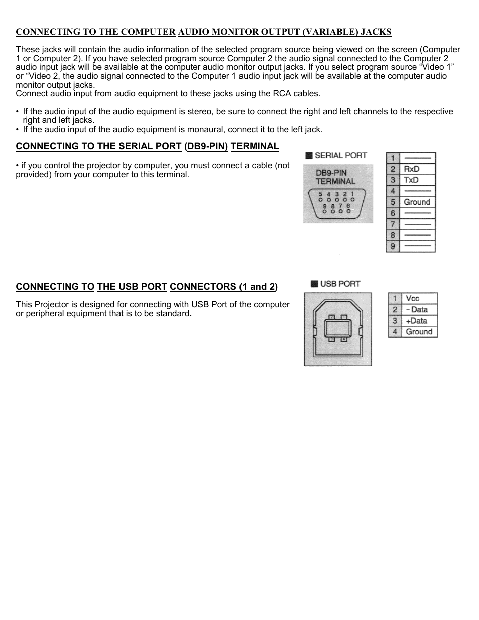 Eiki Multimedia Projector LC-X1UA User Manual | Page 10 / 56