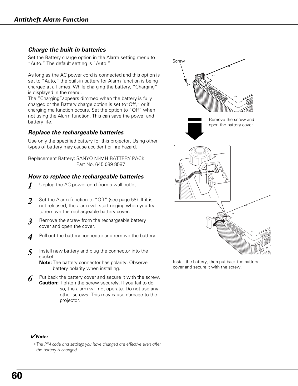 Eiki LC-XB40N User Manual | Page 60 / 79
