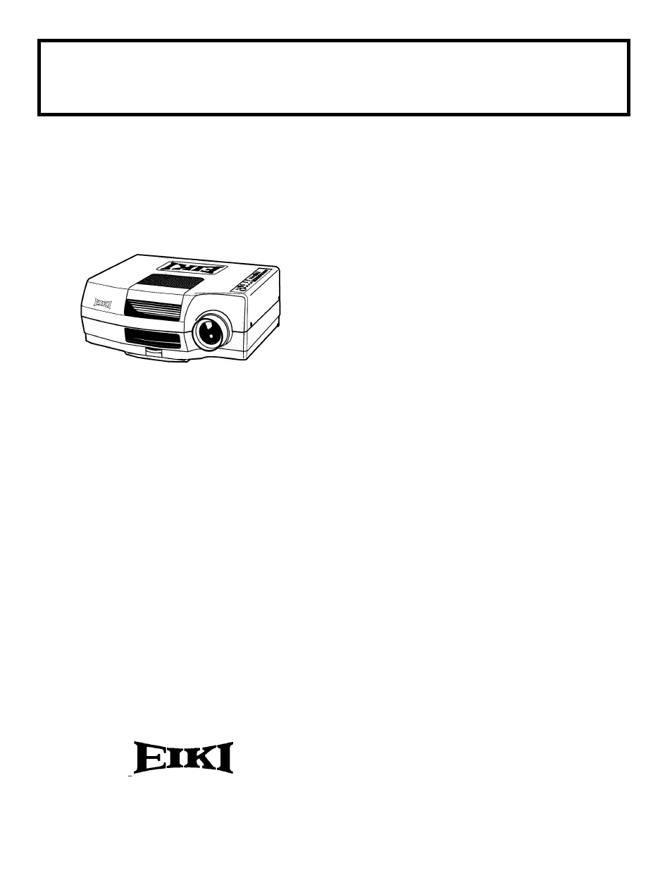 Eiki LC-180AR User Manual | 1 page