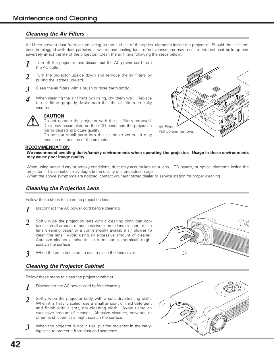 Eiki LC-SB20 User Manual | Page 42 / 56