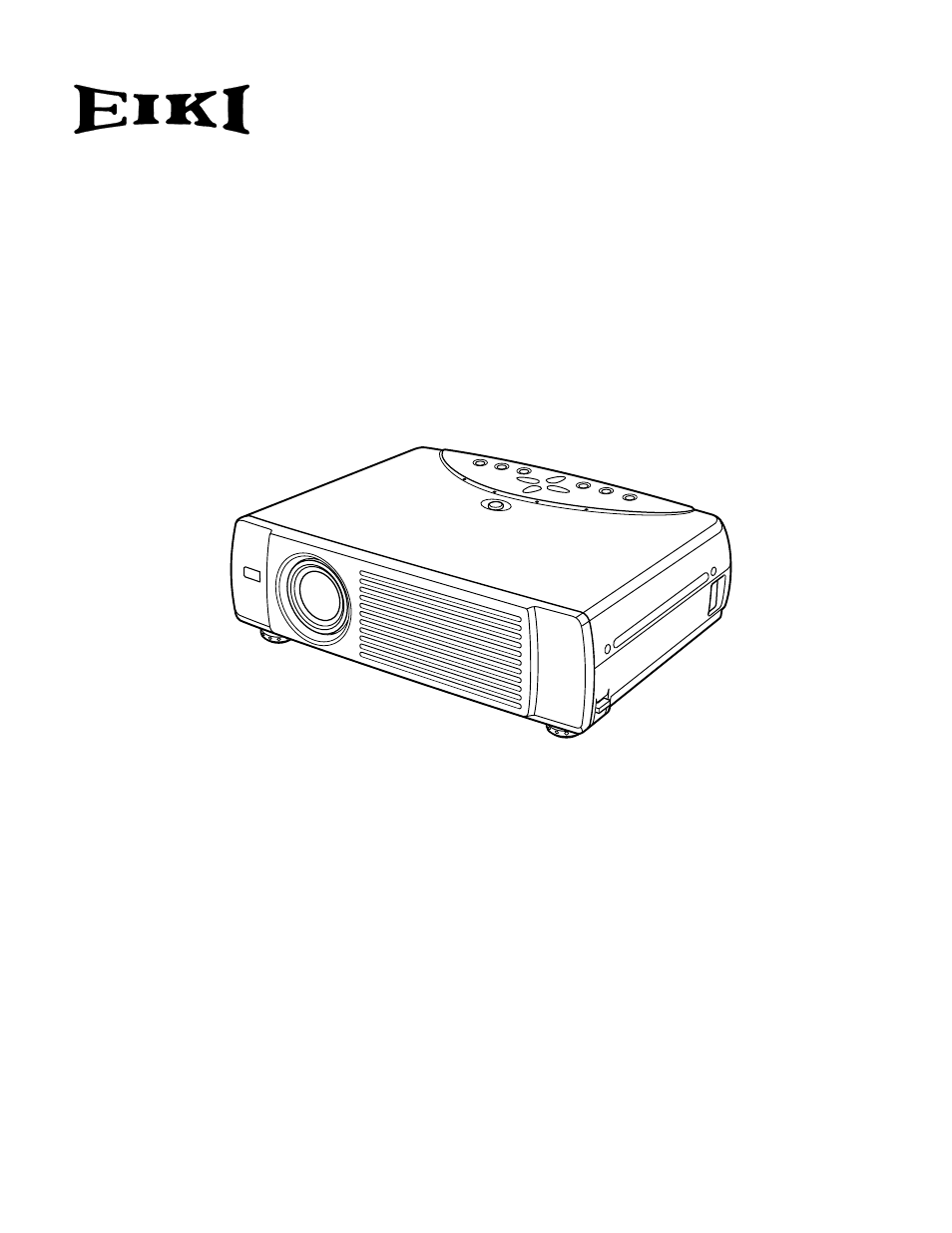 Eiki LC-NB3W User Manual | 44 pages