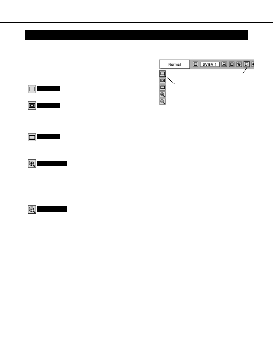 Picture screen adjustment, Computer input | Eiki LC SX4L LC-SX4L User Manual | Page 33 / 52