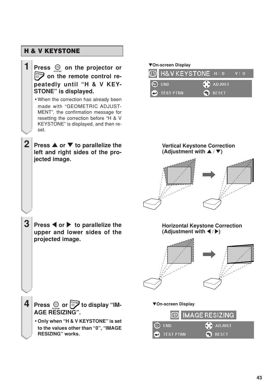 Eiki DLP Projector EIP-5000 User Manual | Page 45 / 109