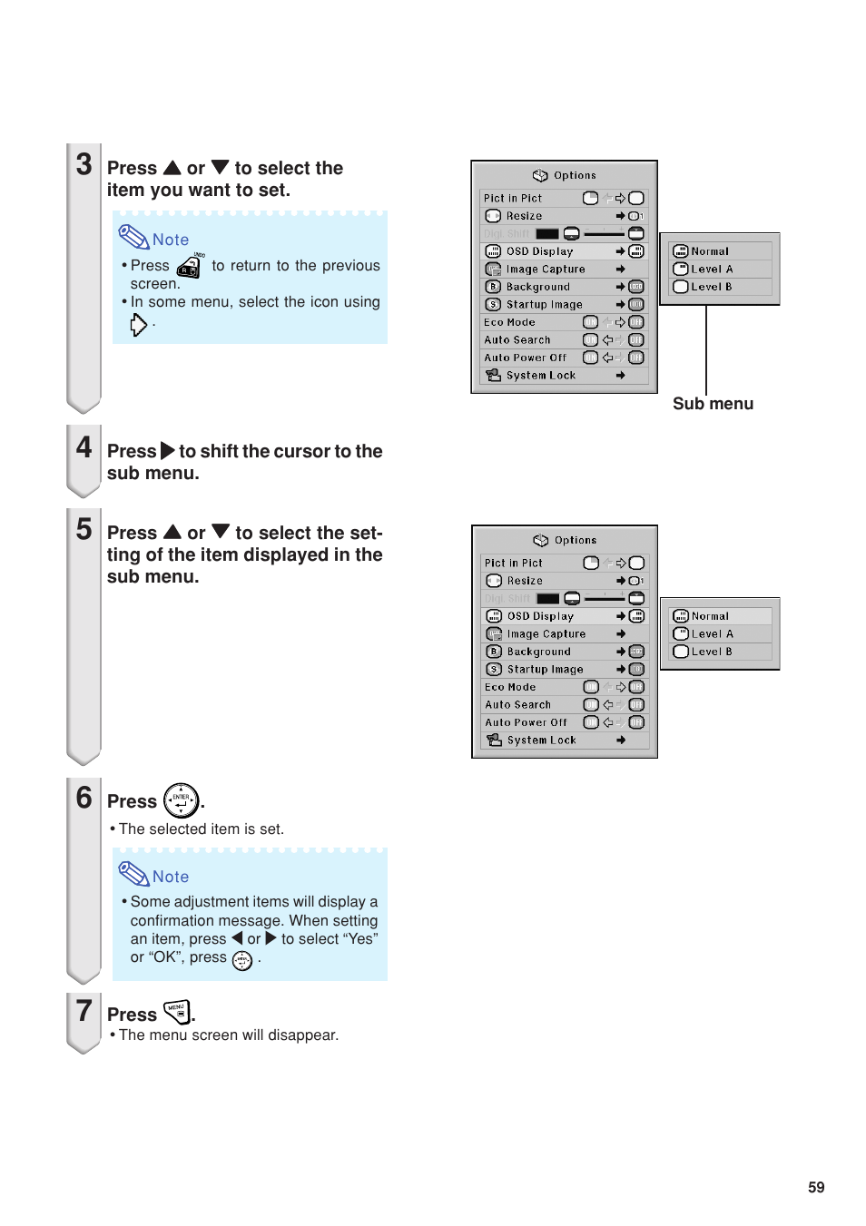 Eiki DLP Projector EIP-5000 User Manual | Page 61 / 109