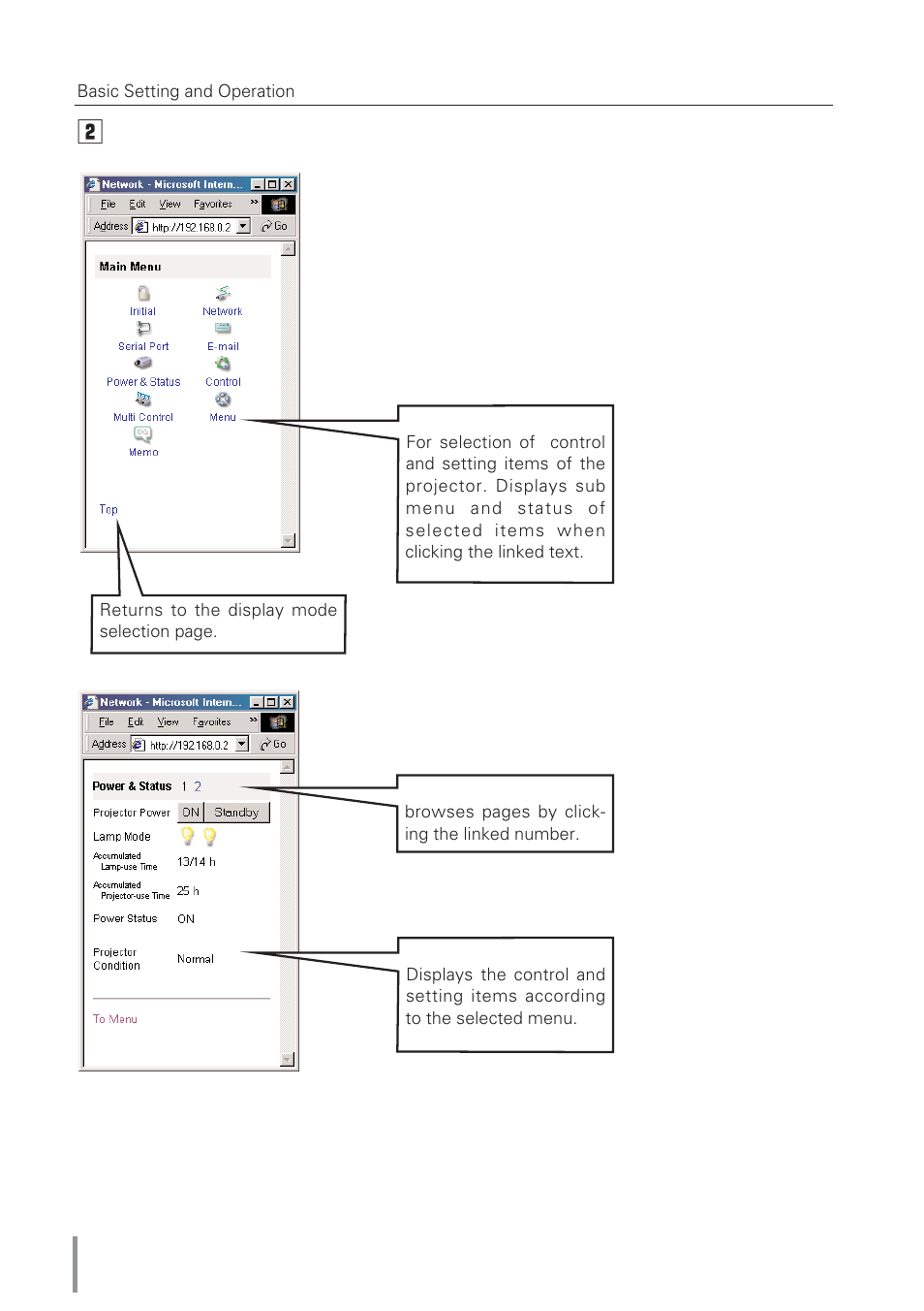 Eiki Network Board MD13NET User Manual | Page 28 / 92